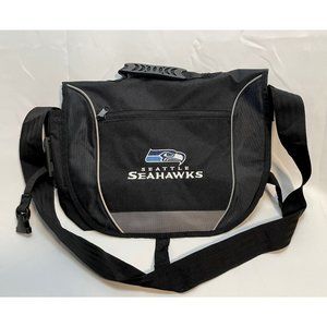 NFL Seattle Seahawks crossbody messenger bag 17" x 13" black